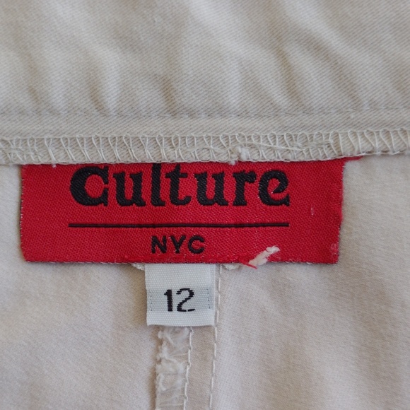 Culture High Waisted Flat Front Crop Pants with Stretch - Picture 2 of 10